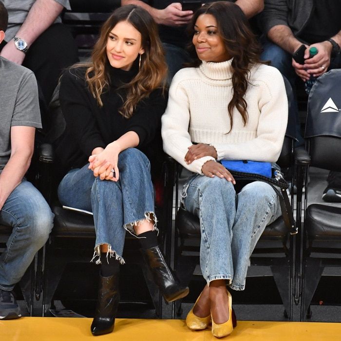 Gabrielle Union can thank Jessica Alba for this sweet gesture