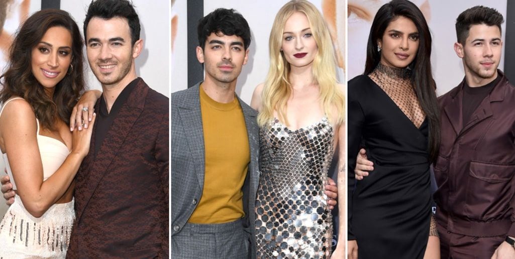 Burnin' Up: The Jonas Brothers and their wives stun at 'Chasing Happiness' premiere