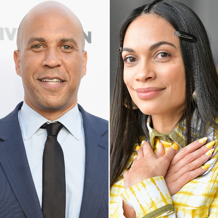 Rosario Dawson and Cory Booker