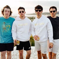 The Jonas Brothers had the cops called on them 3 times during Joe's bachelor party