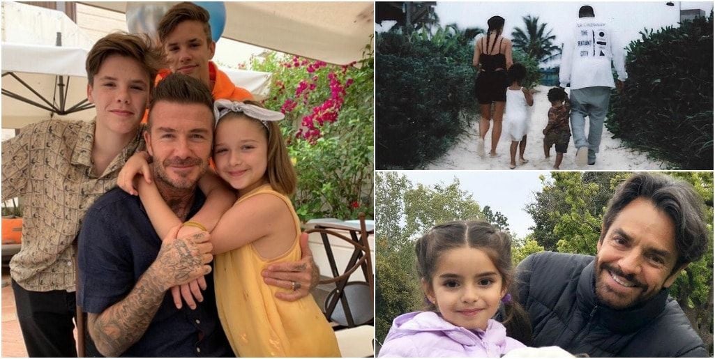 Glad for dad! David Beckham's Spanish fiesta and more stars getting the Father's Day treatment