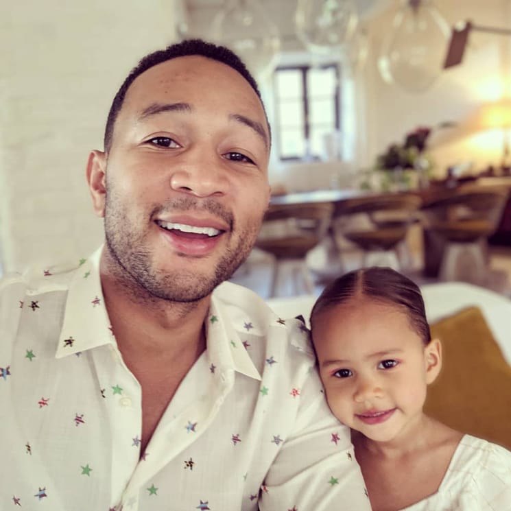 John Legend and Luna Legend