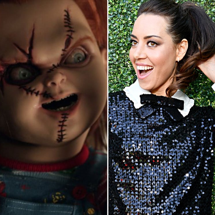 Aubrey Plaza chucky doll