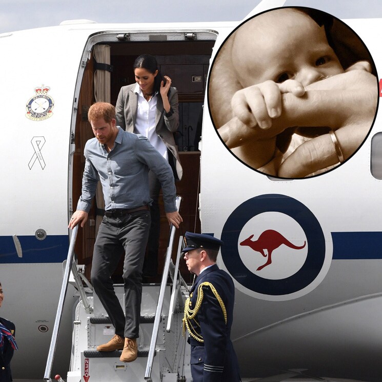 Meghan Markle and Prince Harry and baby Archie Harrison