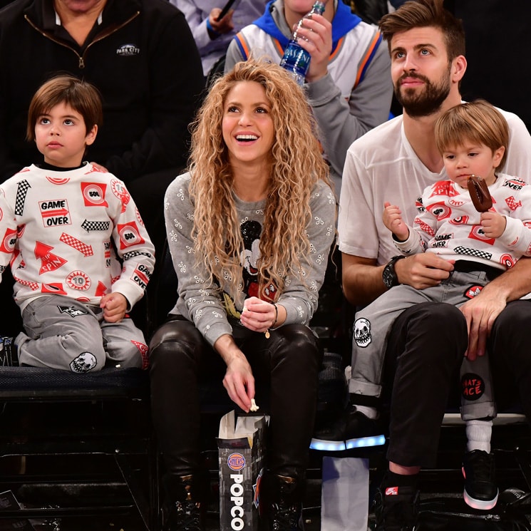 Shakira and Gerard Piqué's kids meet sharks—and their reaction is hilarious!
