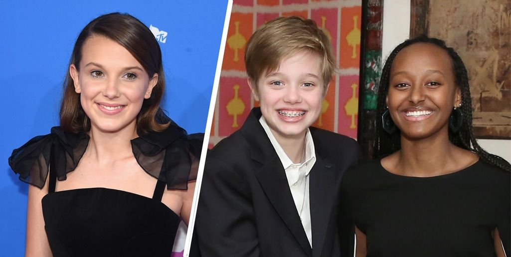 Nothing Strange here! Millie Bobby Brown hangs out with Brad Pitt and Angelina Jolie's kids