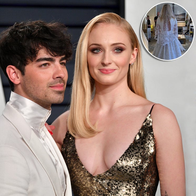 Sophie Turner’s wedding dress revealed as she and Joe Jonas share first pictures