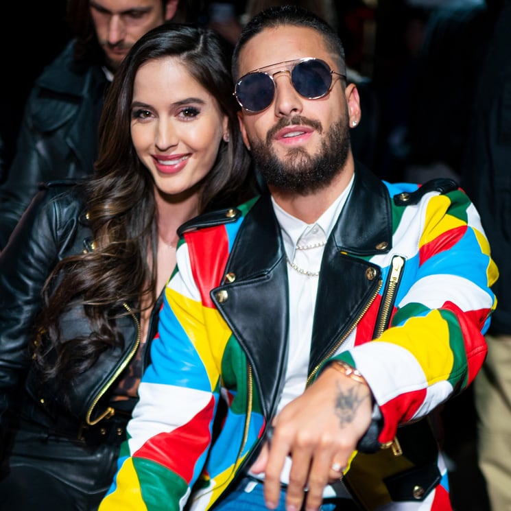 Maluma and Natalia Barulich celebrate 2-year anniversary with PDA-filled trip to Spain