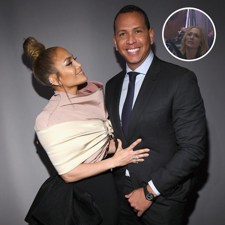 JLo and ARod tearful show