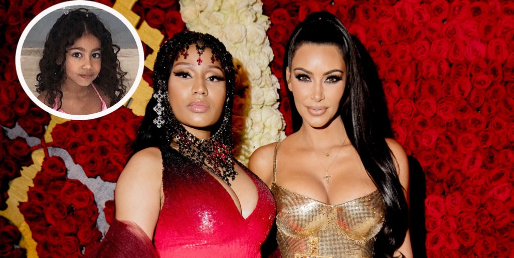 Kim Kardashian shares sparkly gift Nicki Minaj gave to North West
