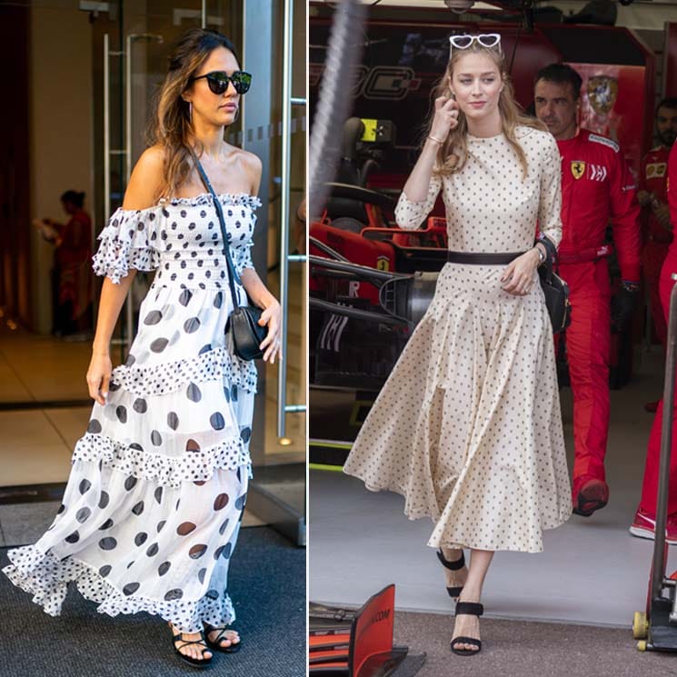 Jessica Alba and other celebrities surrender to the fierceness of the polka-dot dress