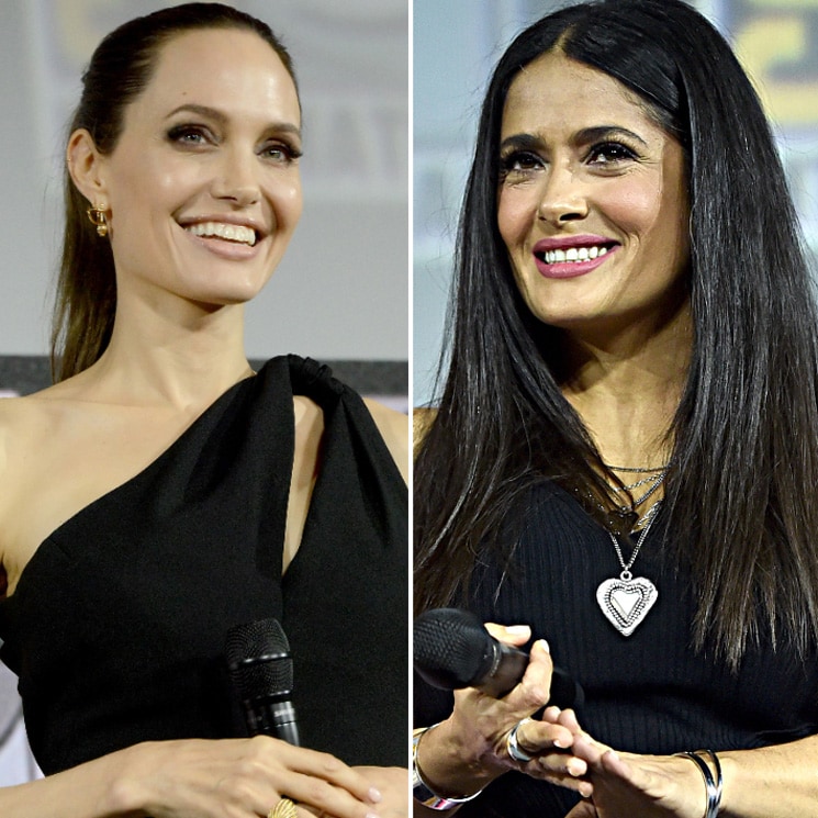 Salma Hayek and Angelina Jolie