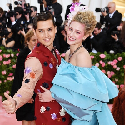 lili reinhart and Cole sprouse at Met Gala