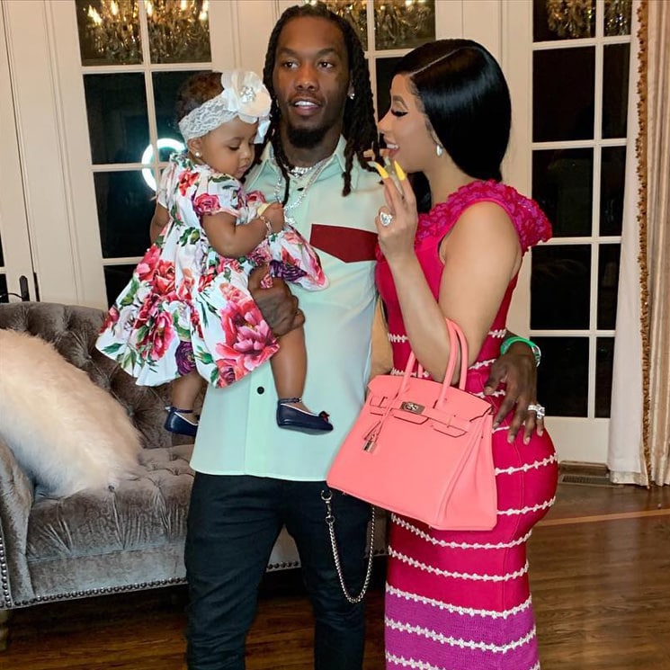 Cardi B and Offset styling their one-year-old daughter Kulture's hair is the sweetest thing
