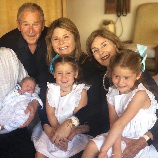 Watch the precious moment Jenna Bush Hager's daughters met their baby brother