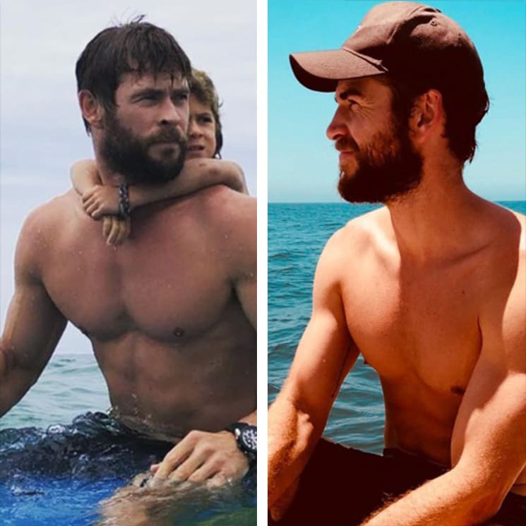 Chris and Liam Hemsworth working out is the eye-candy we all need