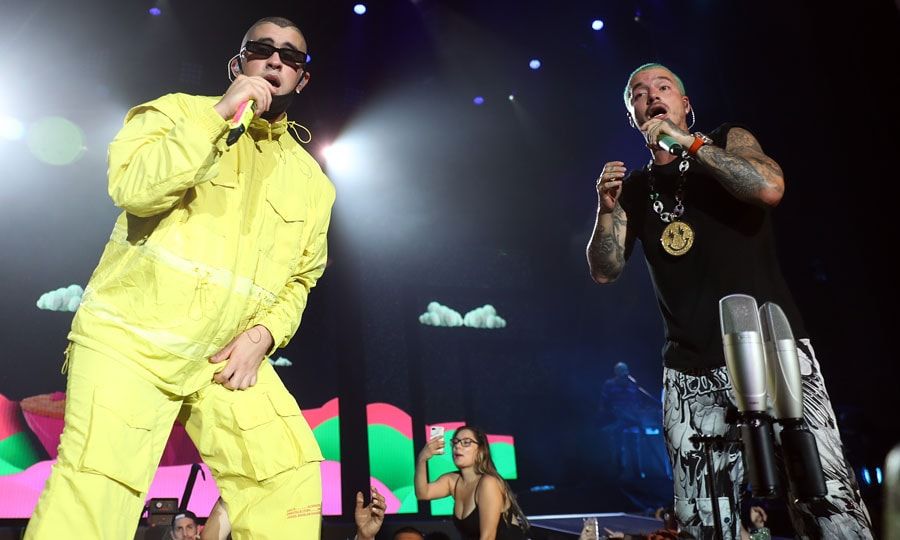 J Balvin and Bad Bunny kick off the Uforia Latin Mix Live concert