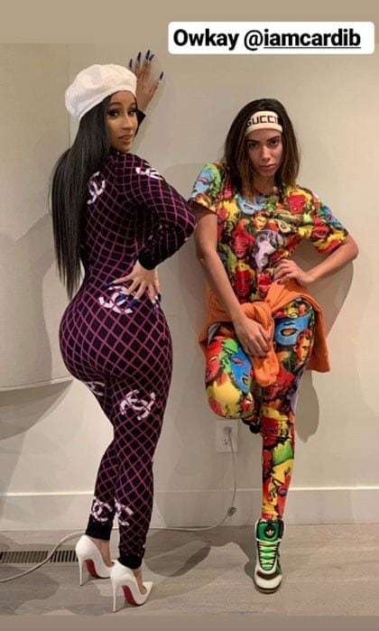 Cardi B and Anitta join each other in the studio Cardi B and Anitta join each other in the studio