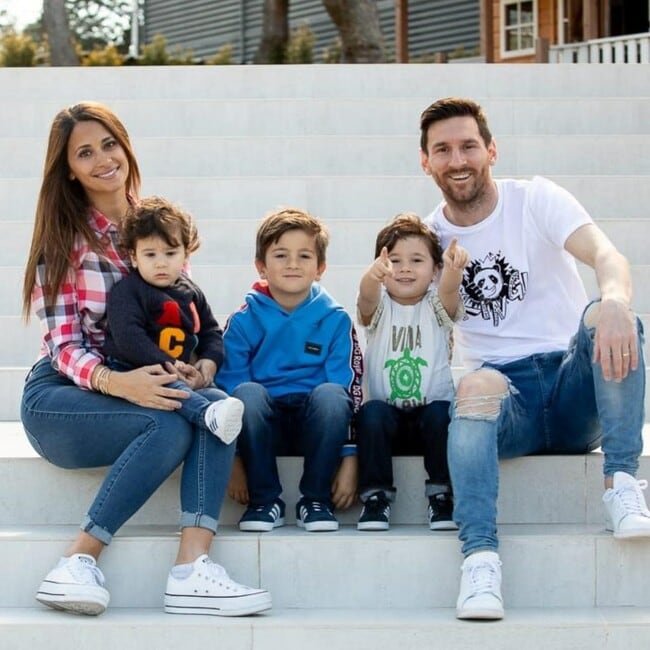 You have to see Leo Messi son's adorable reaction after cheering the opposing team 