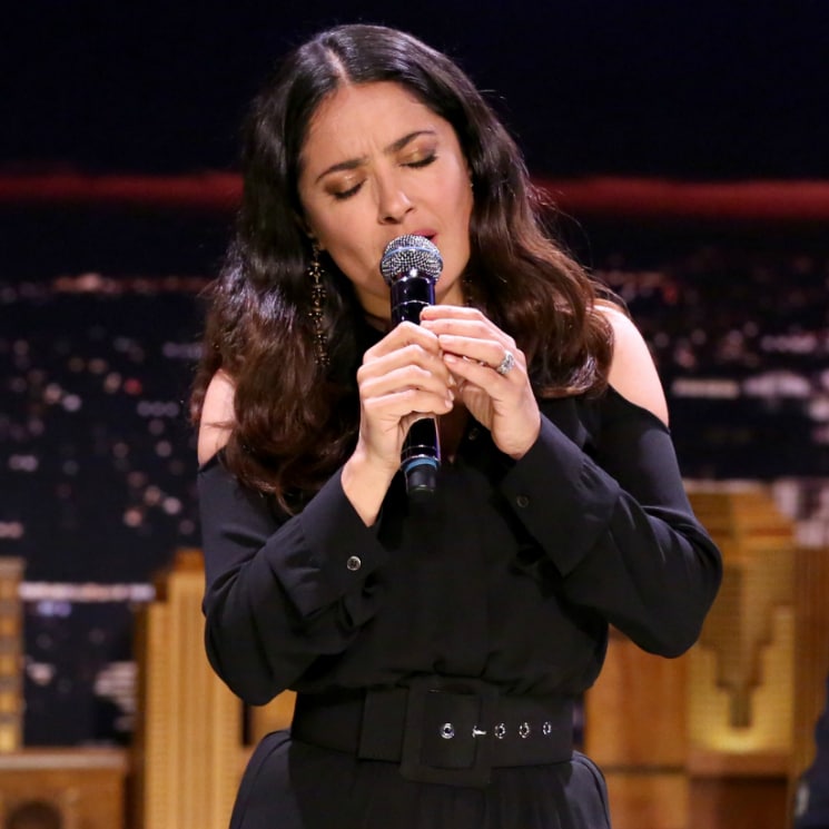 It's Salma Hayek's birthday and she'll cry if she wants to: Hear her amazing voice!
