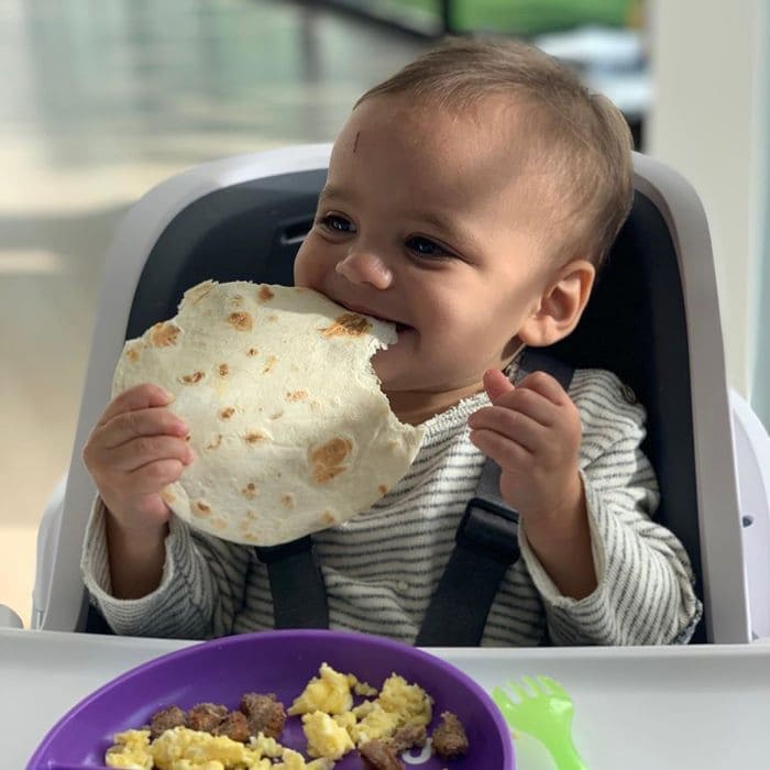 Eva Longoria's baby Santi is a 'tortilla monster'