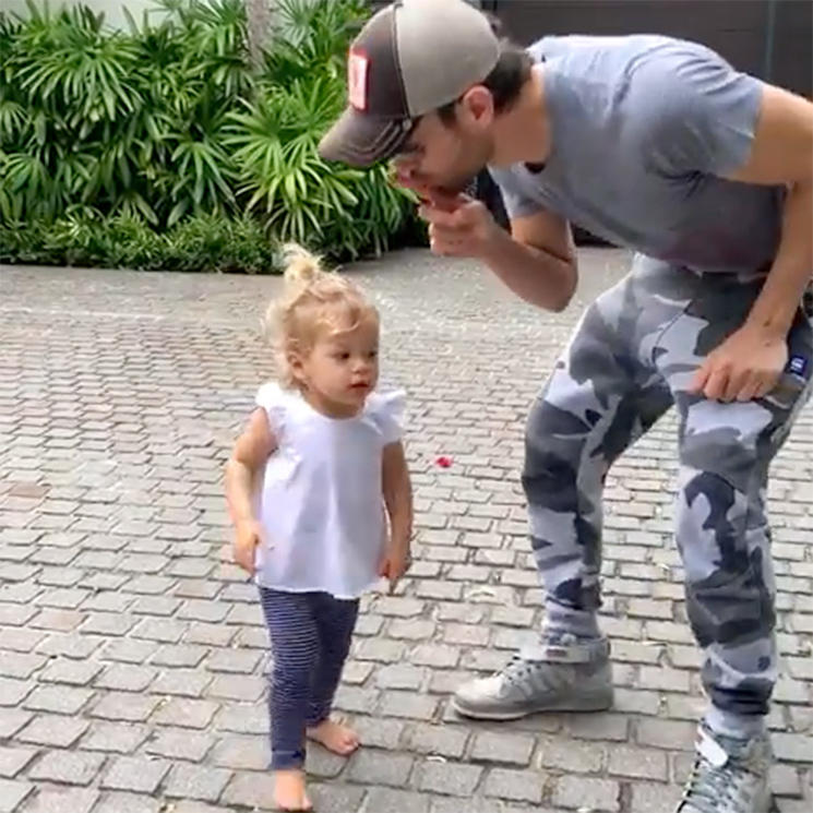 Watch Enrique Iglesias’ adorable video with one-year-old daughter Lucy