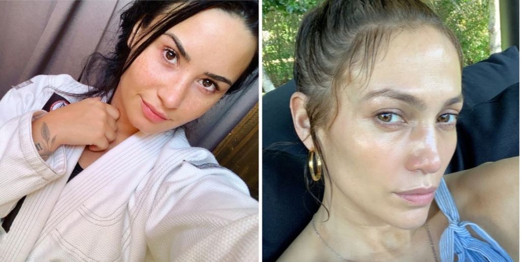 Jennifer Lopez, Demi Lovato and other celebs that look great without makeup