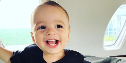 Melanie Griffith confirms that Eva Longoria's son Santi is quite the charmer – see the cute moment