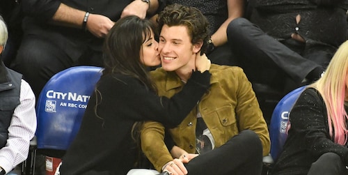 Camila Cabello and Shawn Mendes have PDA-filled date night at basketball game