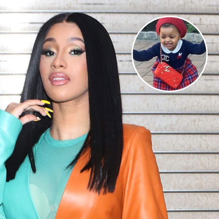 Cardi B's daughter Kulture is the coolest in lavish fur coat