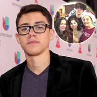 Marc Anthony’s son Cristian kisses girlfriend as she joins in with family Christmas tradition