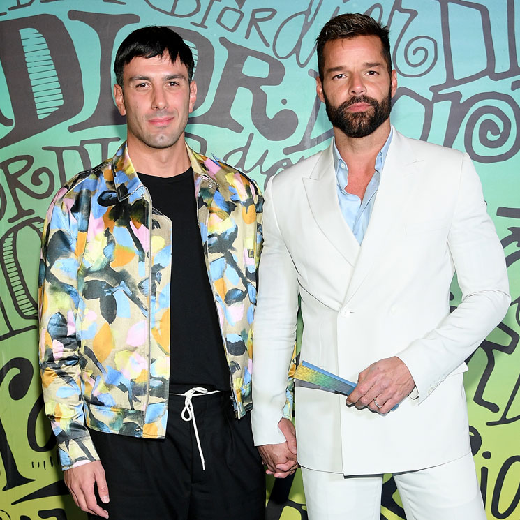 Date Night! Ricky Martin and Jwan Yosef sat front row at the Dior Men's show in Miami