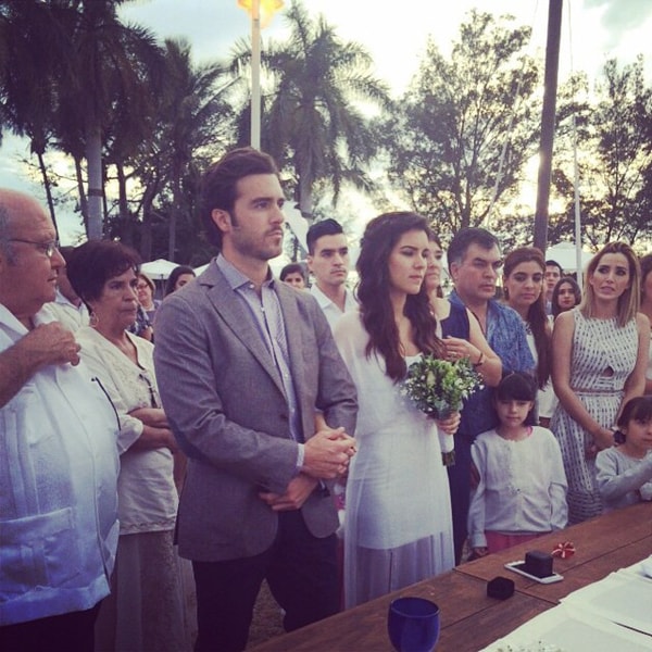 ¡Boda sorpresa! Pablo Lyle y Ana Araujo se casaron el día del bautizo de su hijo, Mauro