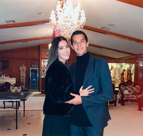 Hijo de Itatí Cantoral con su novia en Año Nuevo