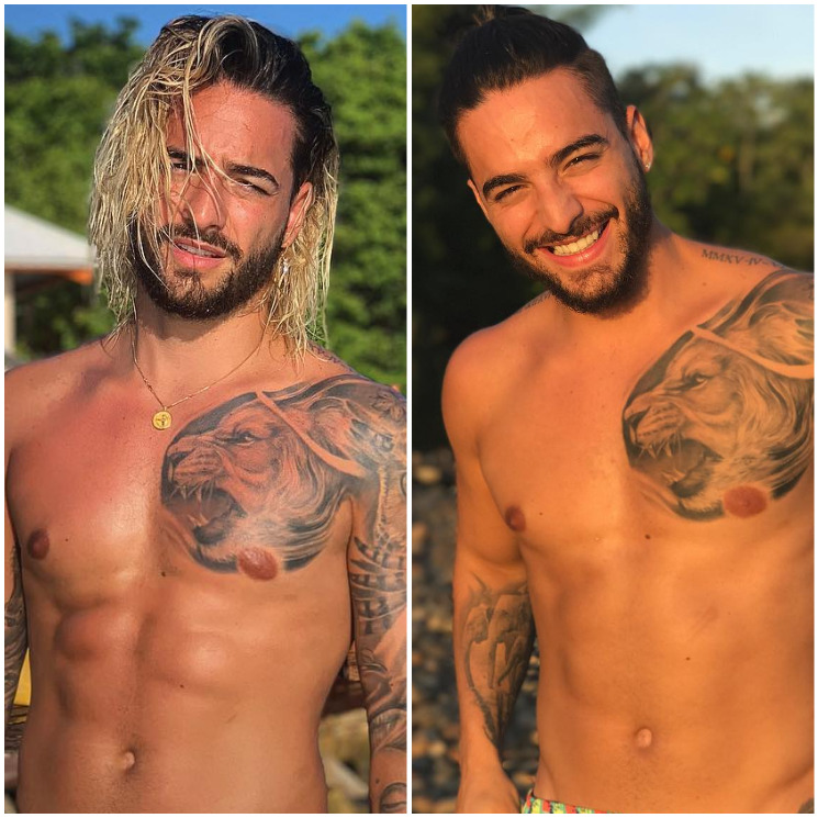 ¡Qué músculos! Maluma y las reveladoras fotos con las que enamora a sus fans