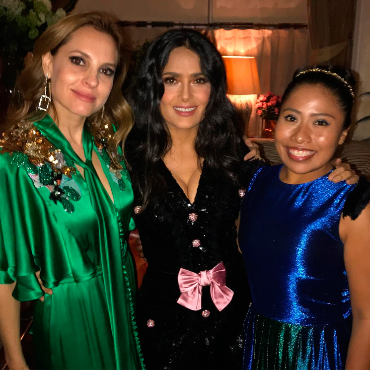 Salma Hayek. Marina de Tavira y Yalitza Aparicio