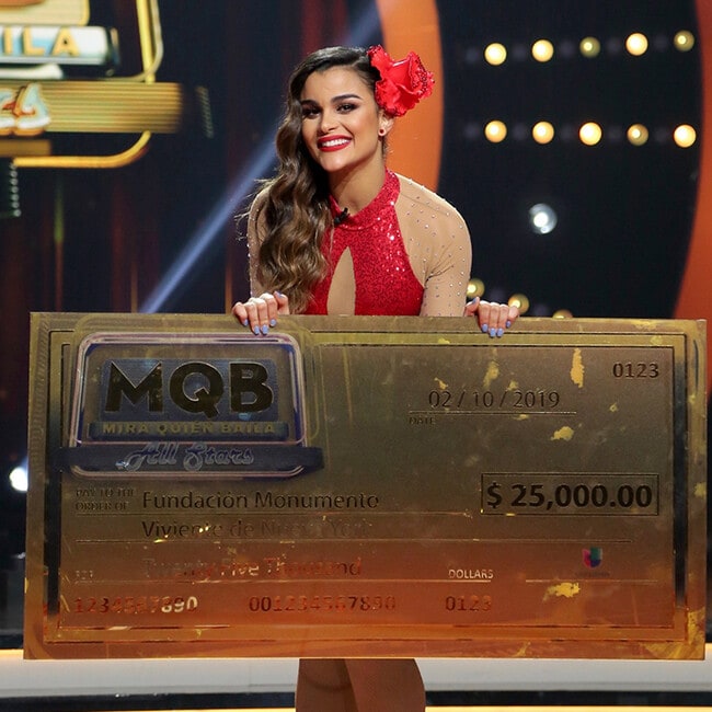 Clarissa Molina se corona con el primer lugar en 'Mira Quién Baila All Stars'