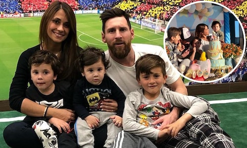 Leo Messi y Antonella Roccuzzo festejan el primer cumpleaños de Ciro, su hijo menor