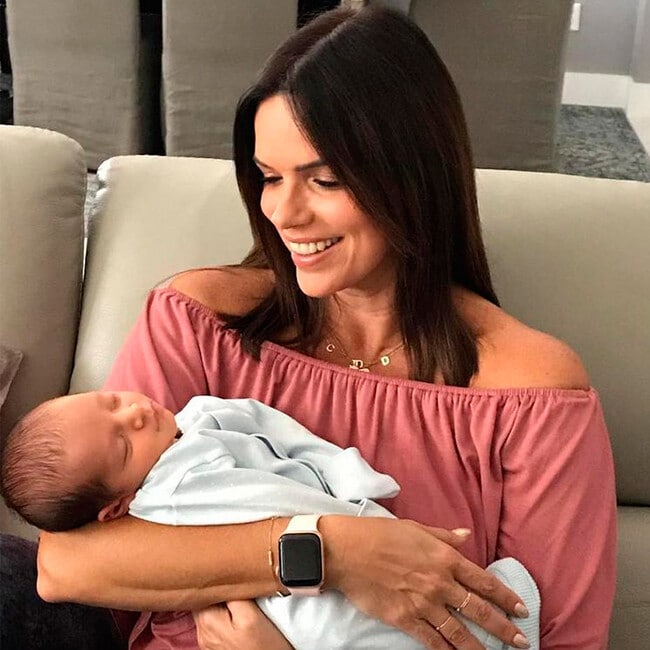 ¡Qué tierno! Rashel Díaz conoce al bebé de Daniel Sarcos y Alessandra Villegas