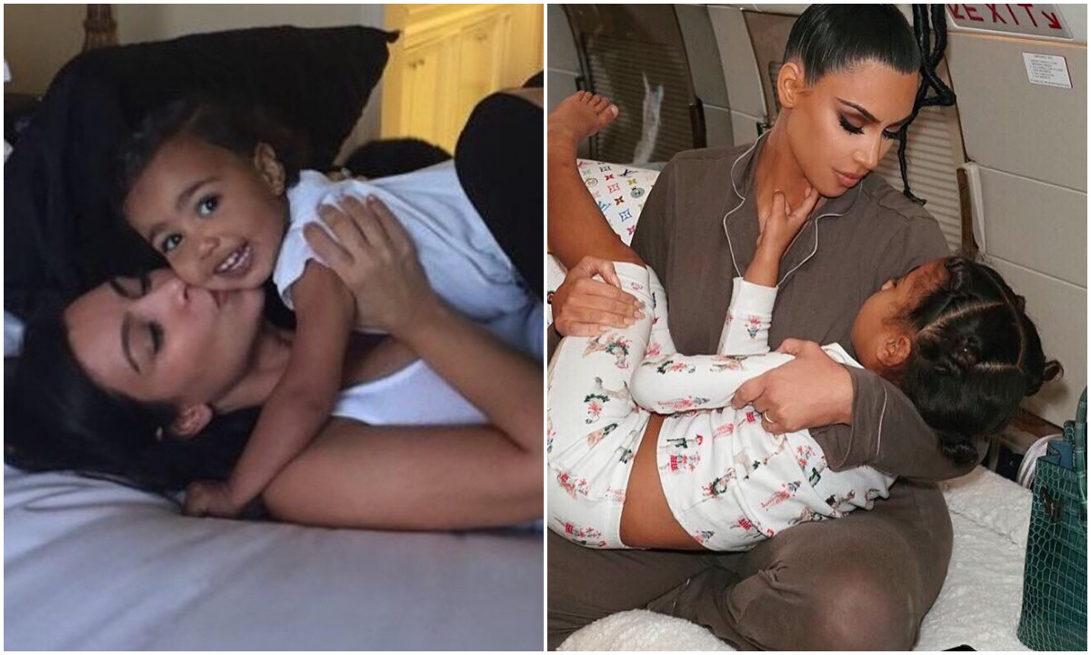 ¡Una súper mamá! Kim Kardashian y las fotos más tiernas junto a sus hijos