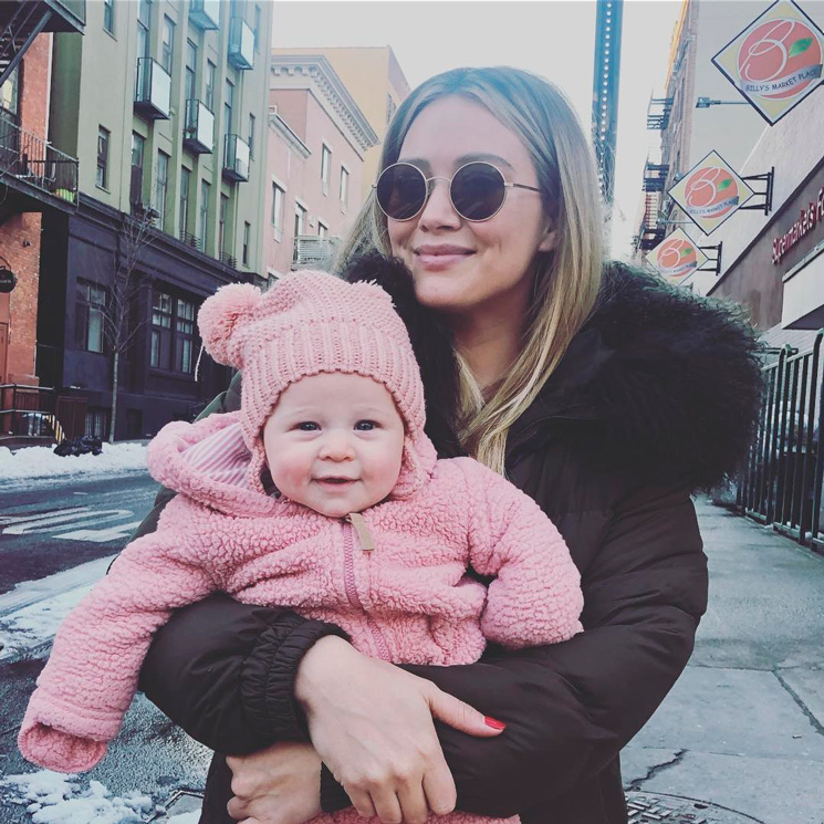 Hilary Duff derrite a todos con la ternura de su bebé, Banks