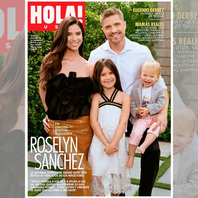 Roselyn Sanchez and family