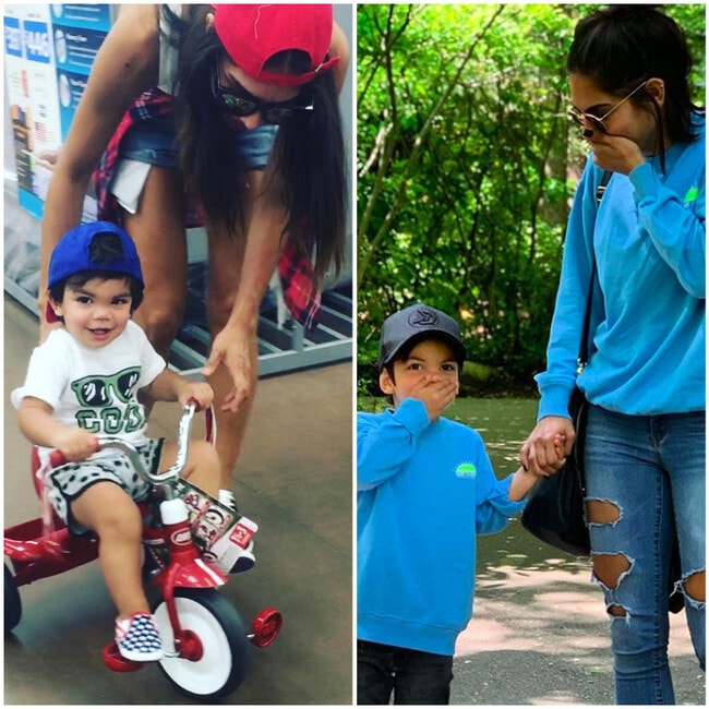 ¡Como niña! Los momentos más divertidos de Alejandra Espinoza junto a su hijo Matteo
