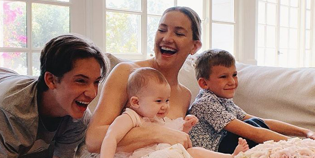 La primera fotografía de Kate Hudson con toda su familia no tiene precio