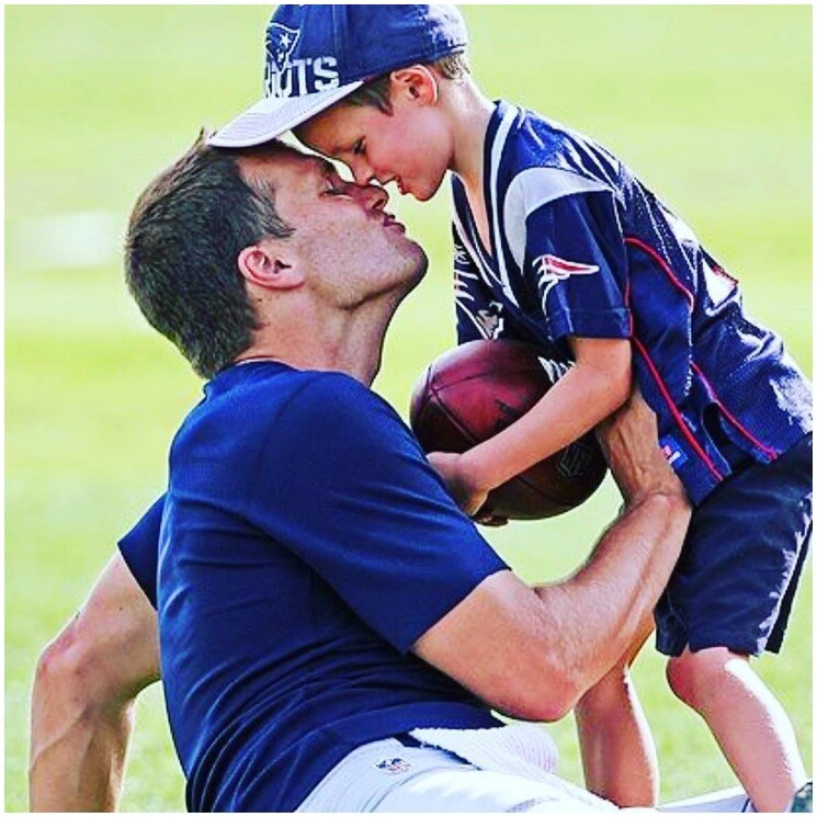 Tom Brady y los 10 momentos más tiernos junto a sus hijos