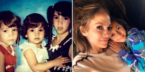 La hija de Jennifer Lopez es idéntica a su mamá cuando era chiquita
