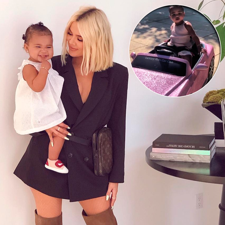Khloé Kardashian enfrenta las críticas por regalar a su hija un mini Bentley de juguete 