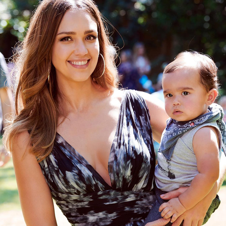 Jessica Alba y su hijo Hayes