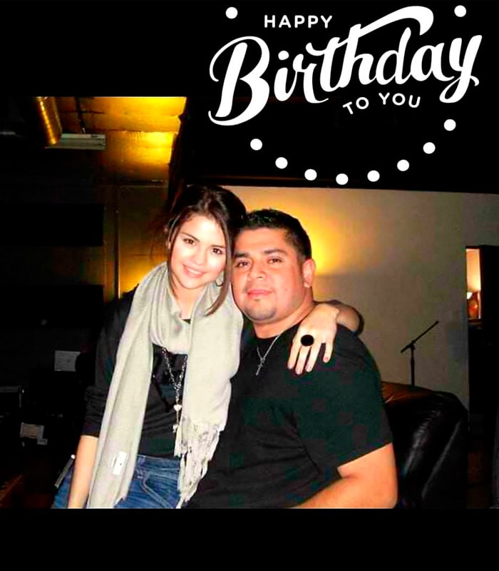  Ricardo Gomez, papá de Selena Gomez, la felicita por su cumpleaños