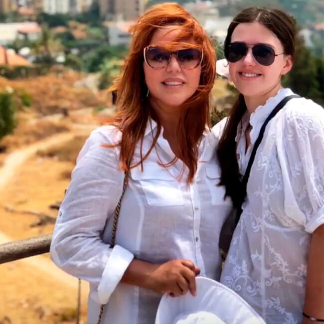 La última escala en el viaje de María Celeste Arráras y su hija: Líbano 